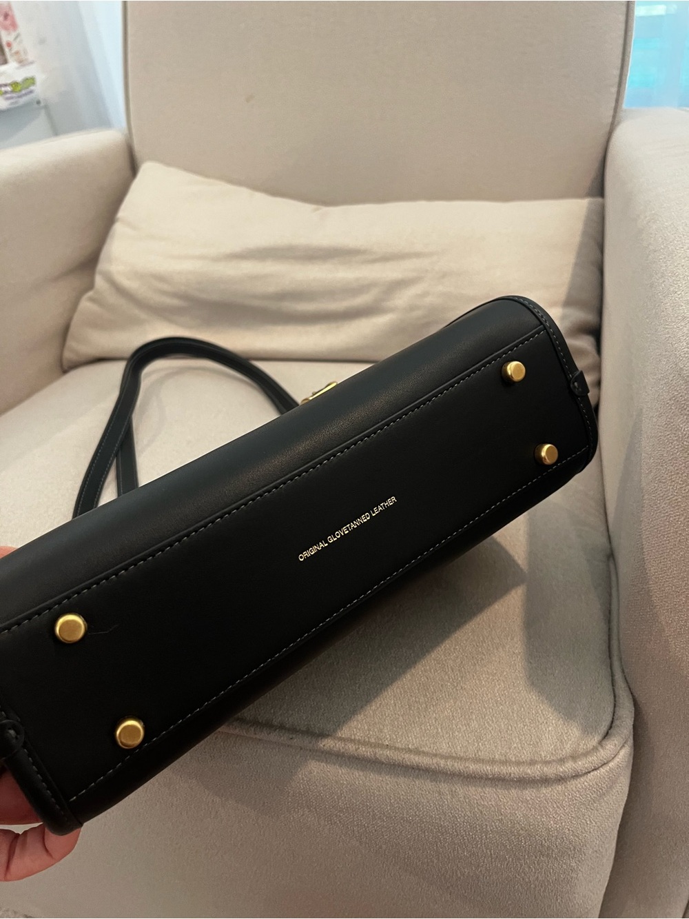 Coach Swing Zip Classic Black Leather Shoulder Bag - Picture 5 of 6